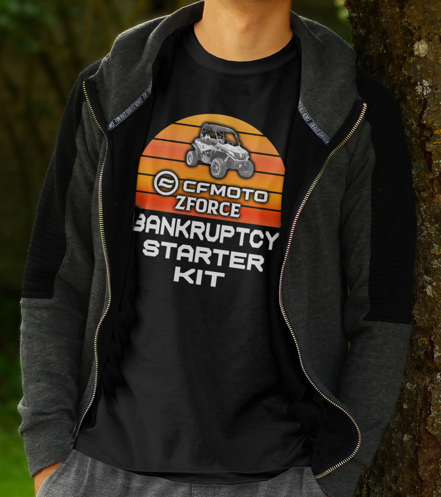 CF Moto Zforce Bankruptcy Starter Kit T-Shirt