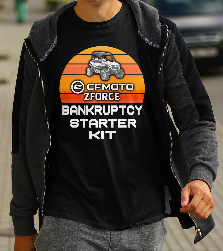 CF Moto Zforce Bankruptcy Starter Kit T-Shirt