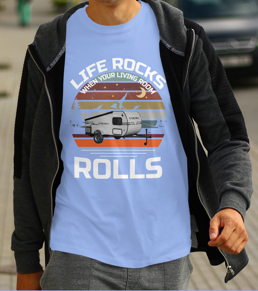 Viking 9.0 Camper When Your Living Room T-Shirt