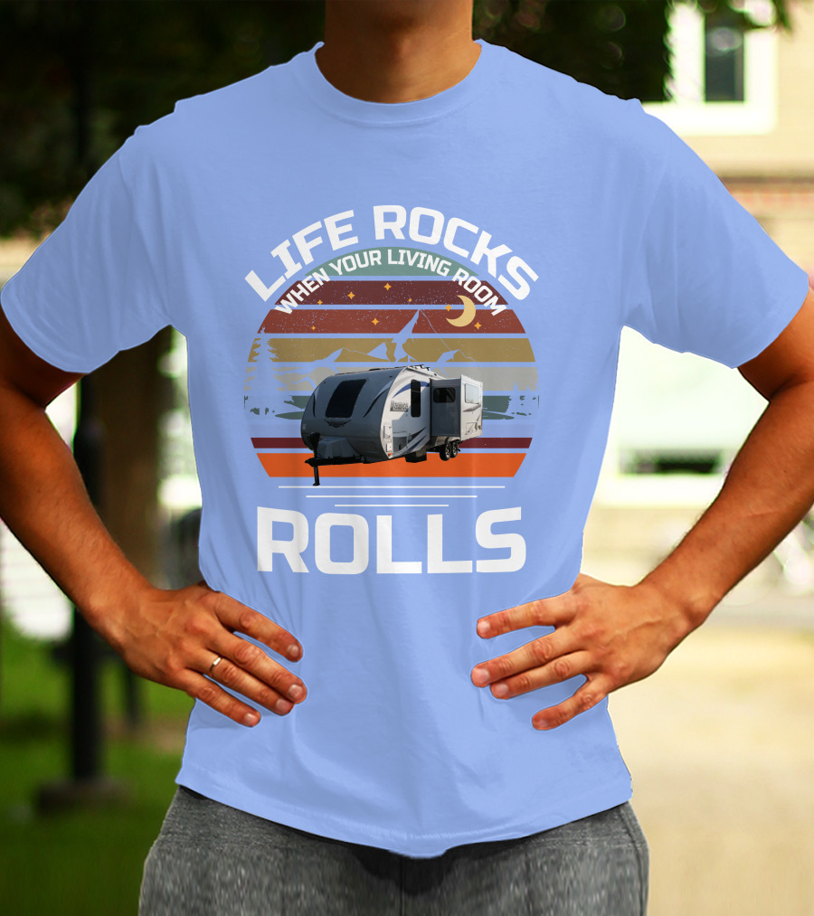 Lance Campers Home Is Where You Park It Retro Camper Adventure T-Shirt