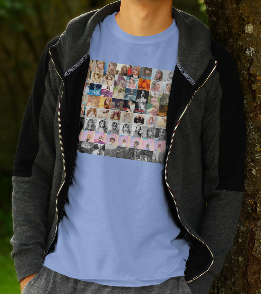 Taylor Swift Album Covers Through Each Era's T-Shirt