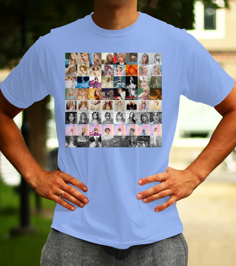 Taylor Swift Album Covers Through Each Era's T-Shirt