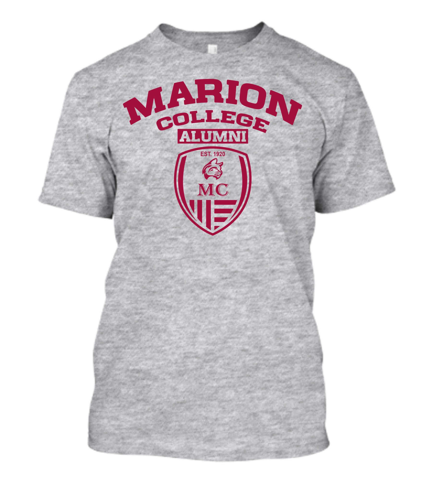 Marion College Alumni Est. 1920 MC Shield T-Shirt