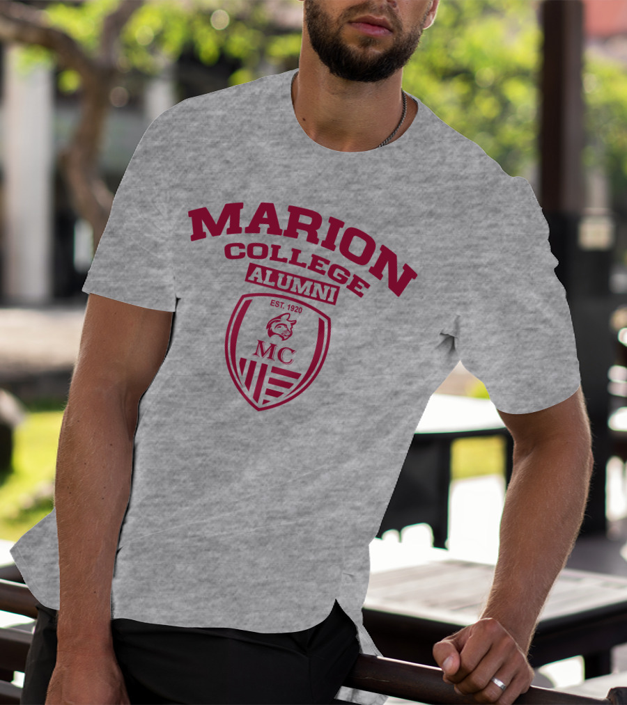 Marion College Alumni Est. 1920 MC Shield T-Shirt