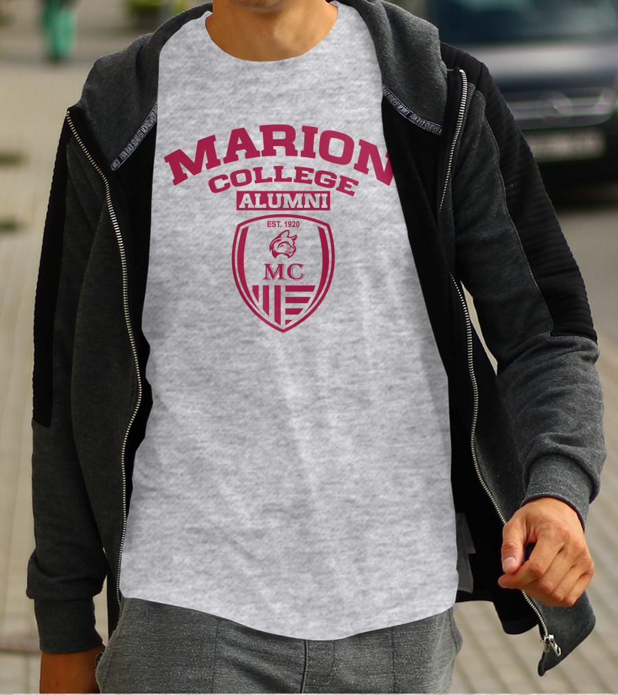 Marion College Alumni Est. 1920 MC Shield T-Shirt