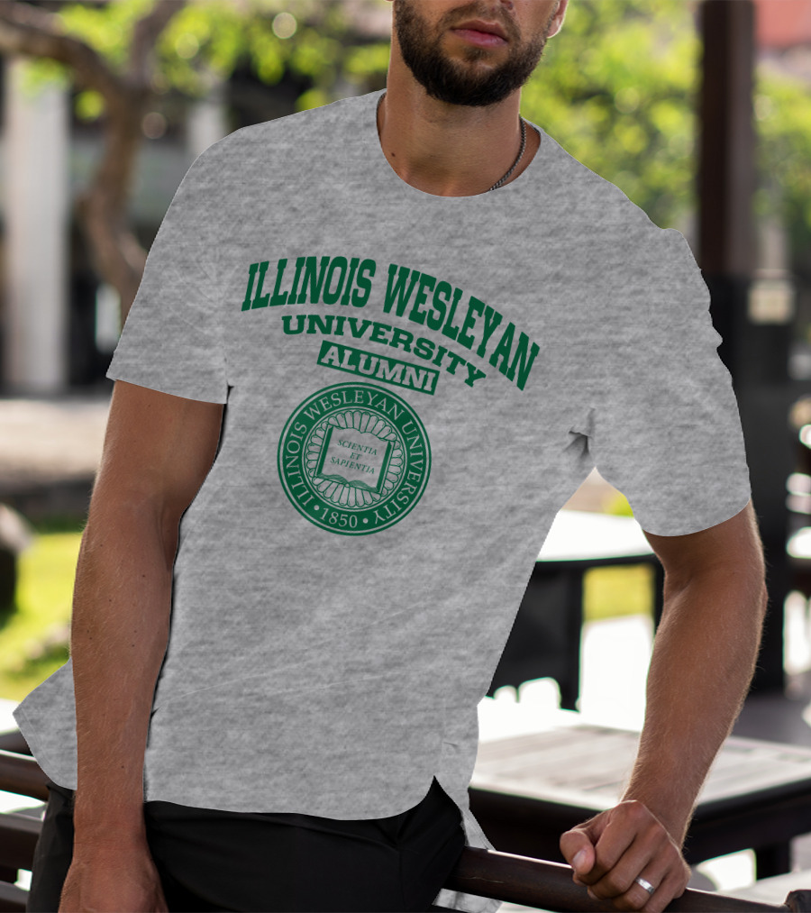 Illinois Wesleyan University Alumni Scientia Et Sapientia Seal 1850 T-Shirt