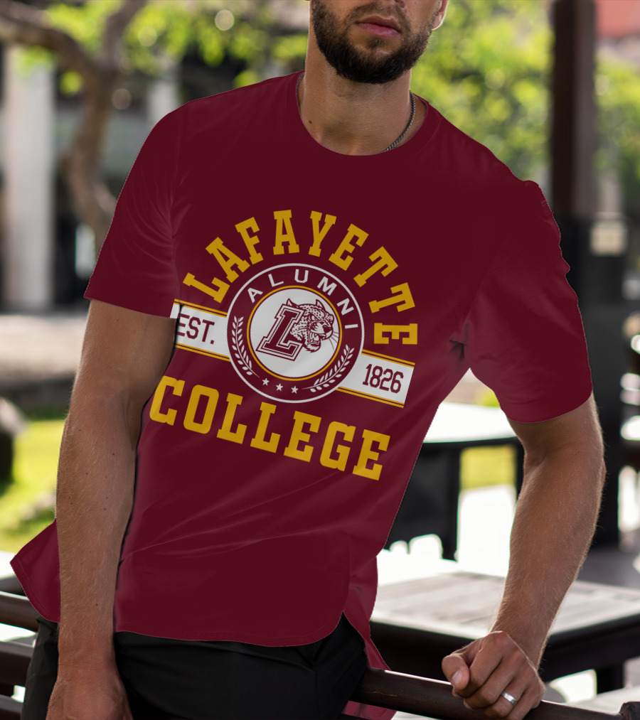 Lafayette College Alumni Est. 1826 Leopard T-Shirt