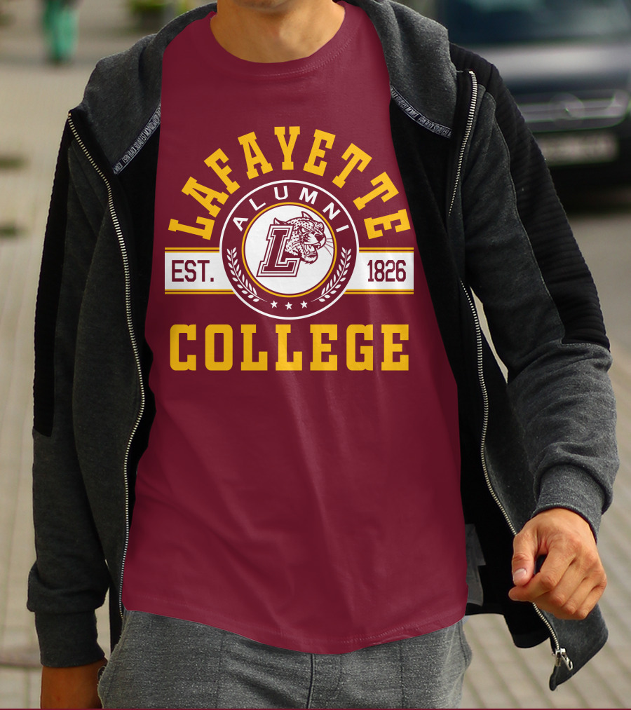 Lafayette College Alumni Est. 1826 Leopard T-Shirt