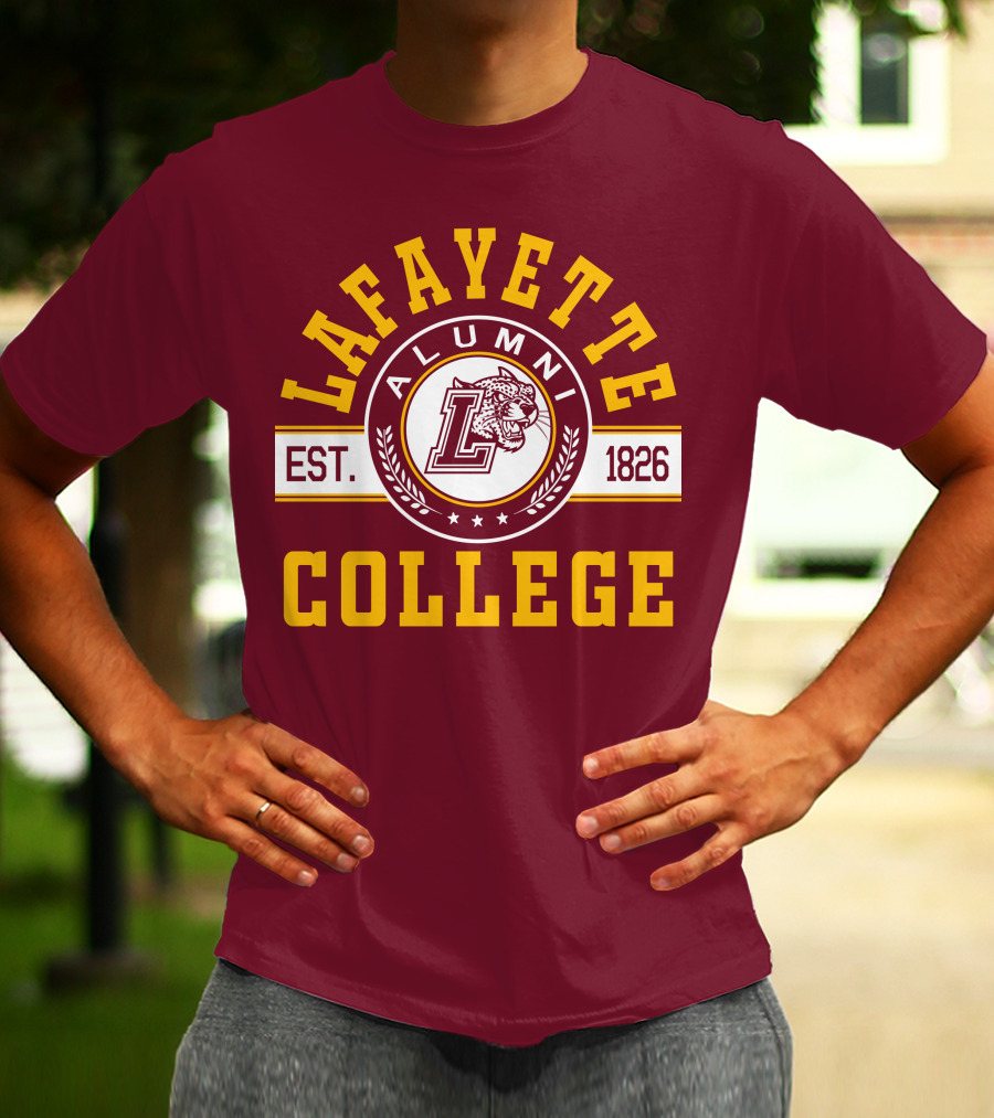 Lafayette College Alumni Est. 1826 Leopard T-Shirt
