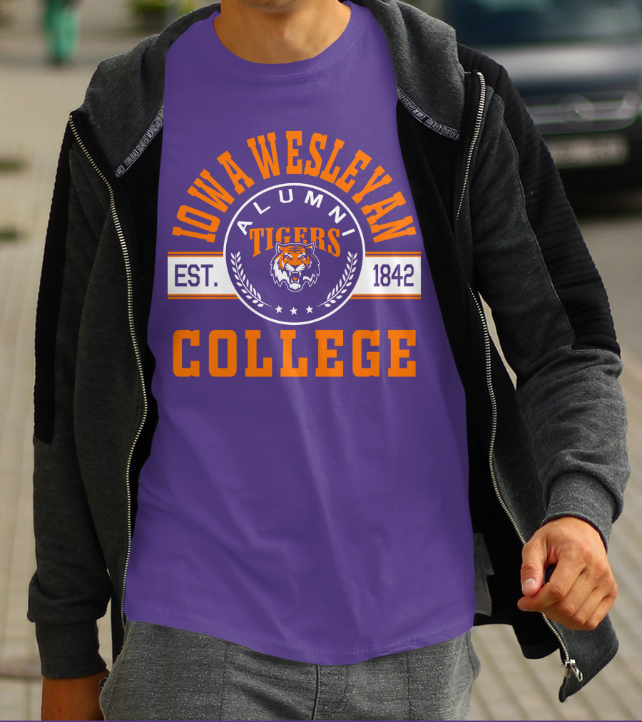 Iowa Wesleyan College Alumni Tigers Est. 1842 T-Shirt