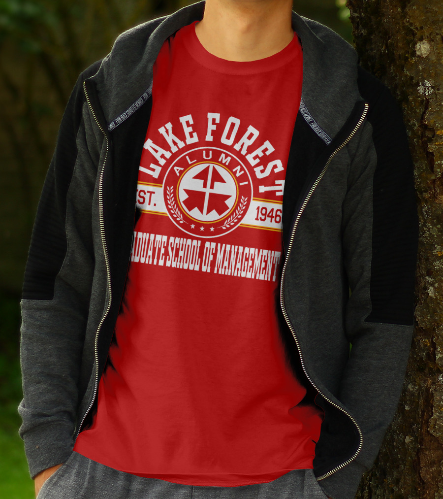 Lake Forest Alumni Est. 1946 Graduate School Of Management T-Shirt