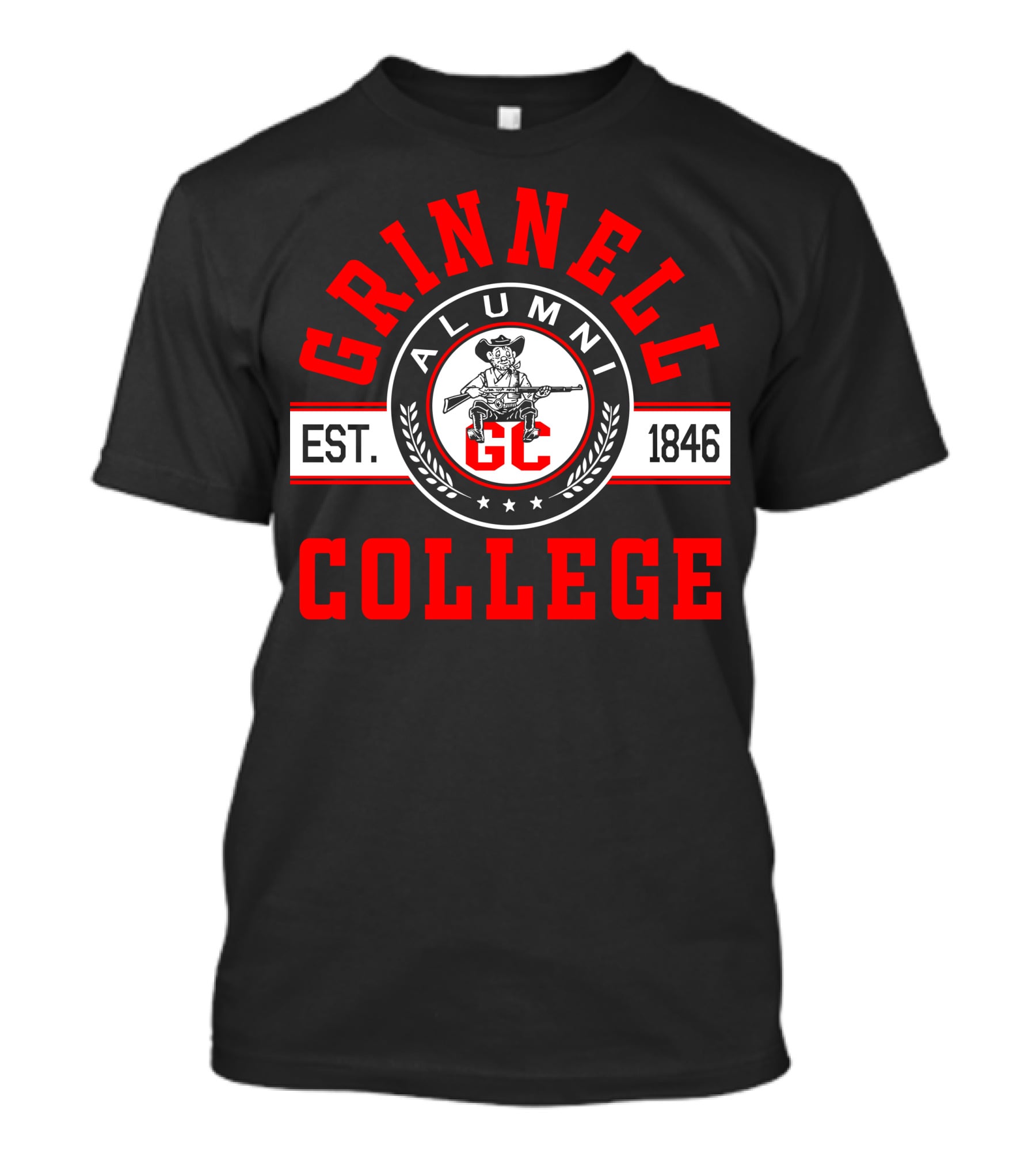 Grinnell College Alumni Est. 1846 GC T-Shirt
