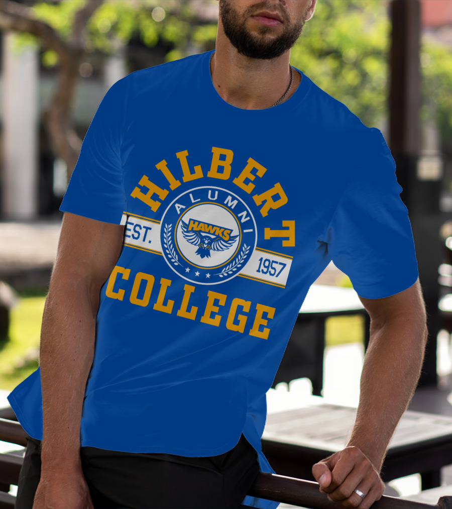 Hawks Hilbert College Alumni Est. 1957 T-Shirt