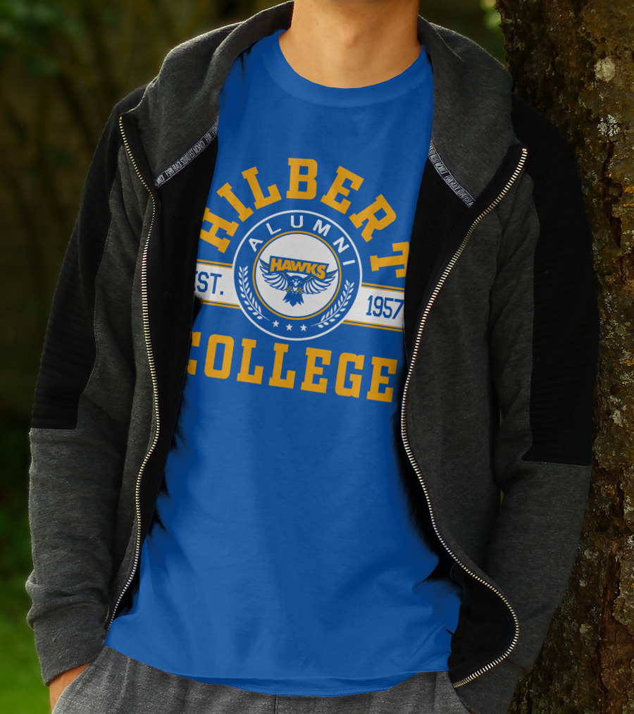 Hawks Hilbert College Alumni Est. 1957 T-Shirt