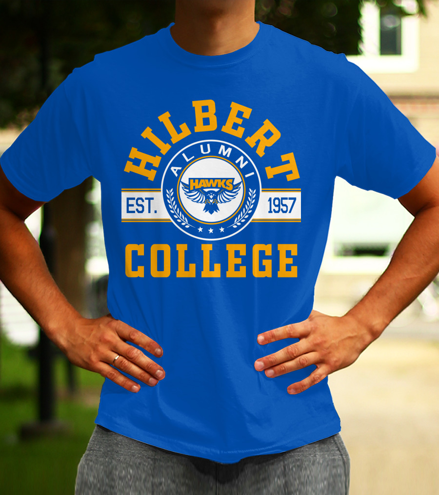 Hawks Hilbert College Alumni Est. 1957 T-Shirt