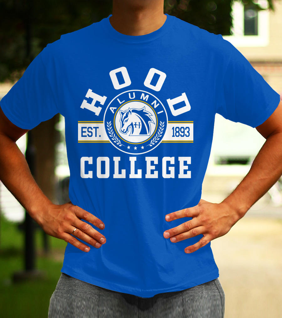 Hood College Alumni Est. 1893 Mustang Crest T-Shirt