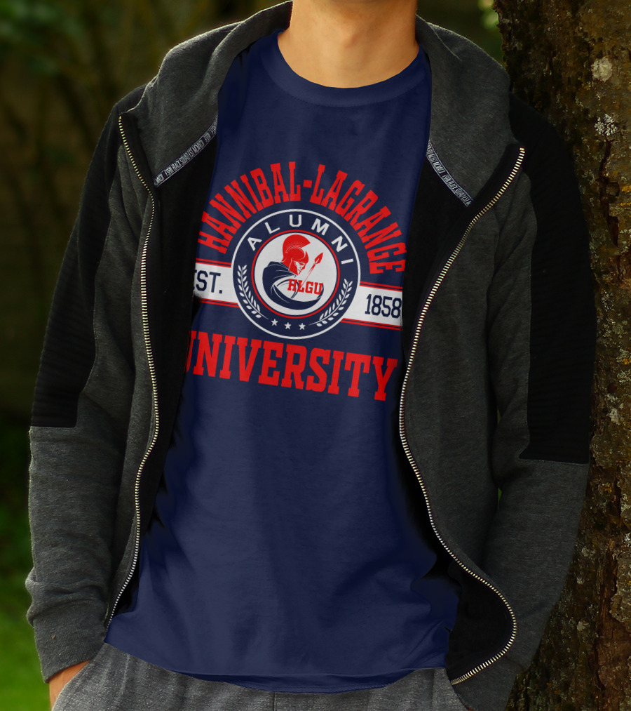 Hannibal LaGrange University Alumni HLGU Est. 1858 Spartan T-Shirt