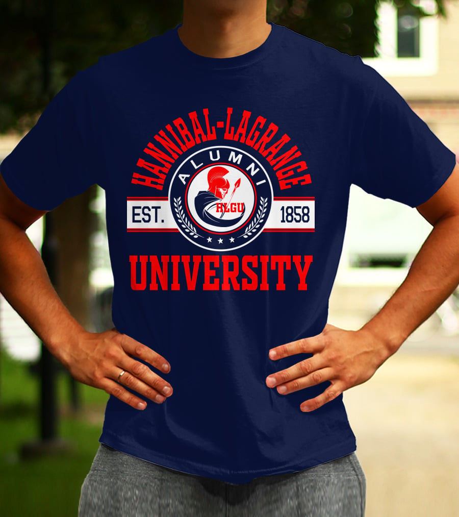 Hannibal LaGrange University Alumni HLGU Est. 1858 Spartan T-Shirt