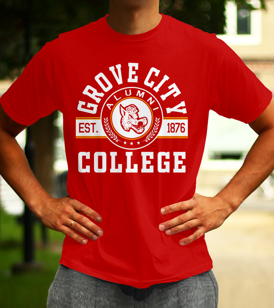 Grove City College Alumni Est. 1876 GCC T-Shirt