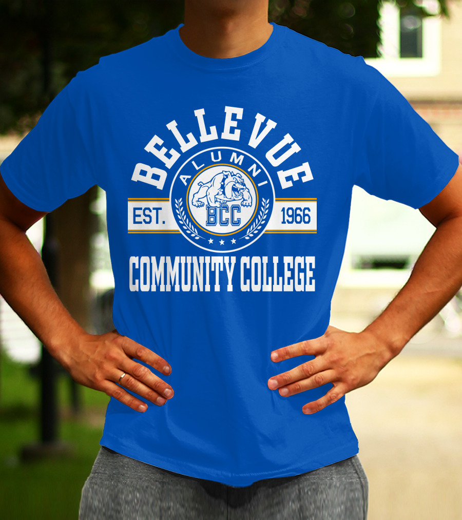 Bellevue Community College Alumni Est. 1966 BCC Bulldog T-Shirt