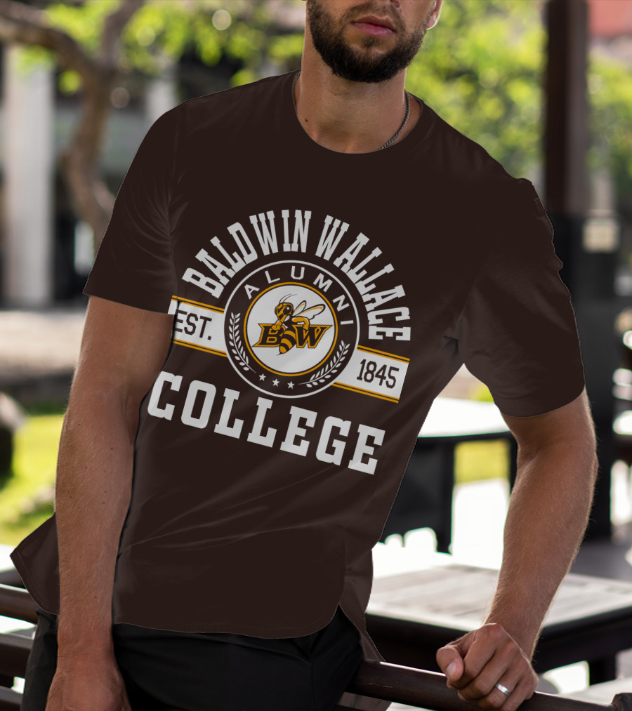 Baldwin Wallace College Alumni Est. 1845 Bee T-Shirt