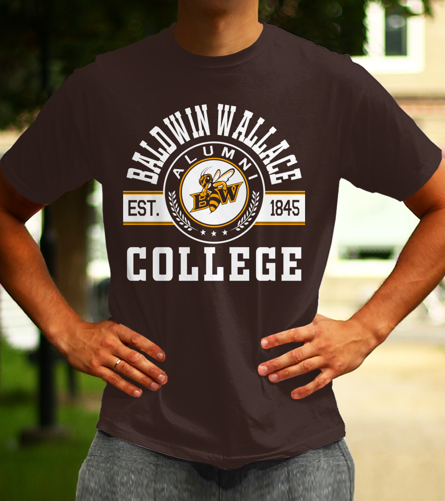 Baldwin Wallace College Alumni Est. 1845 Bee T-Shirt