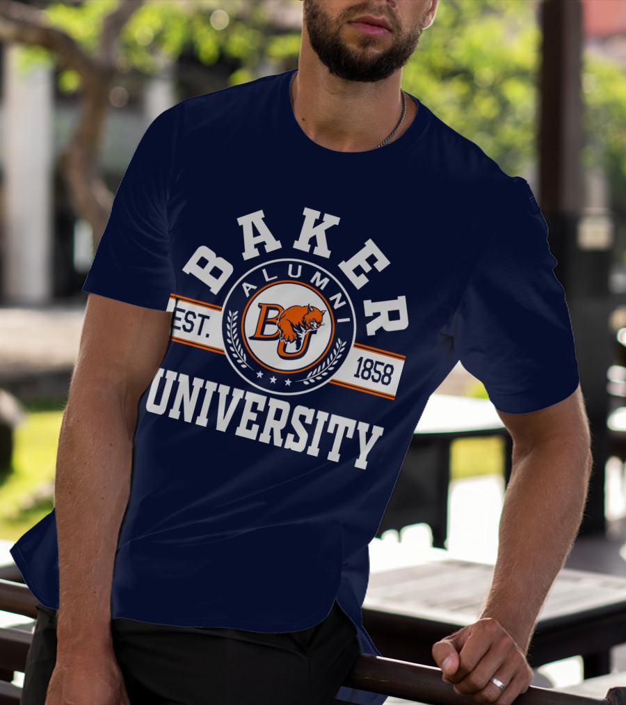 Baker University Alumni BJ Est. 1858 T-Shirt