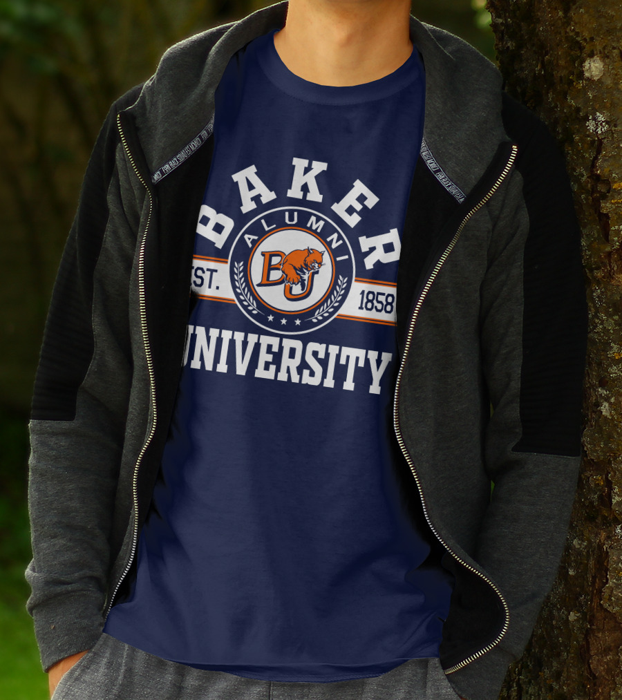 Baker University Alumni BJ Est. 1858 T-Shirt