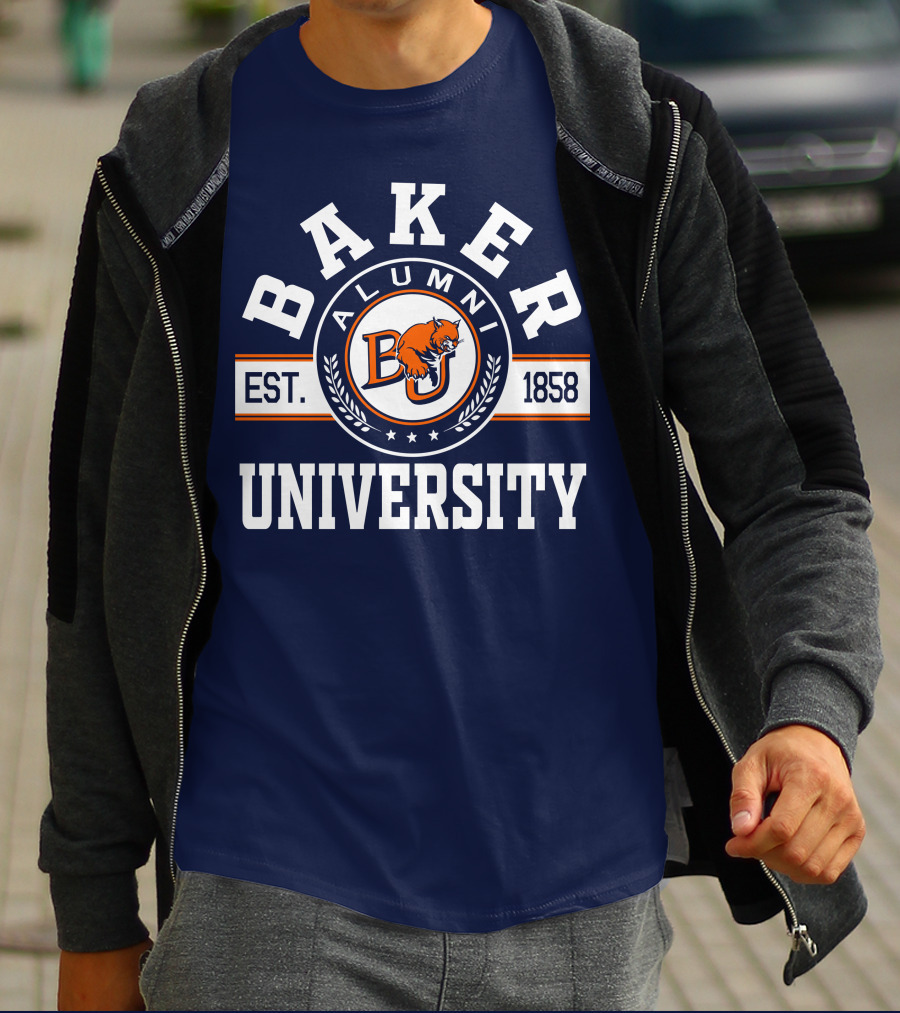 Baker University Alumni BJ Est. 1858 T-Shirt