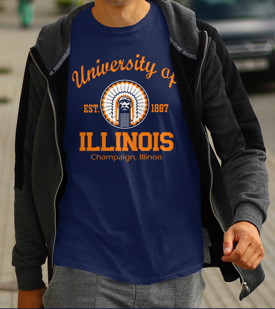 University Of Illinois Est. 1867 Champaign Illinois T-Shirt