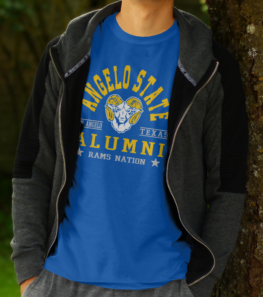 Angelo State Alumni San Angelo Texas Rams Nation T-Shirt