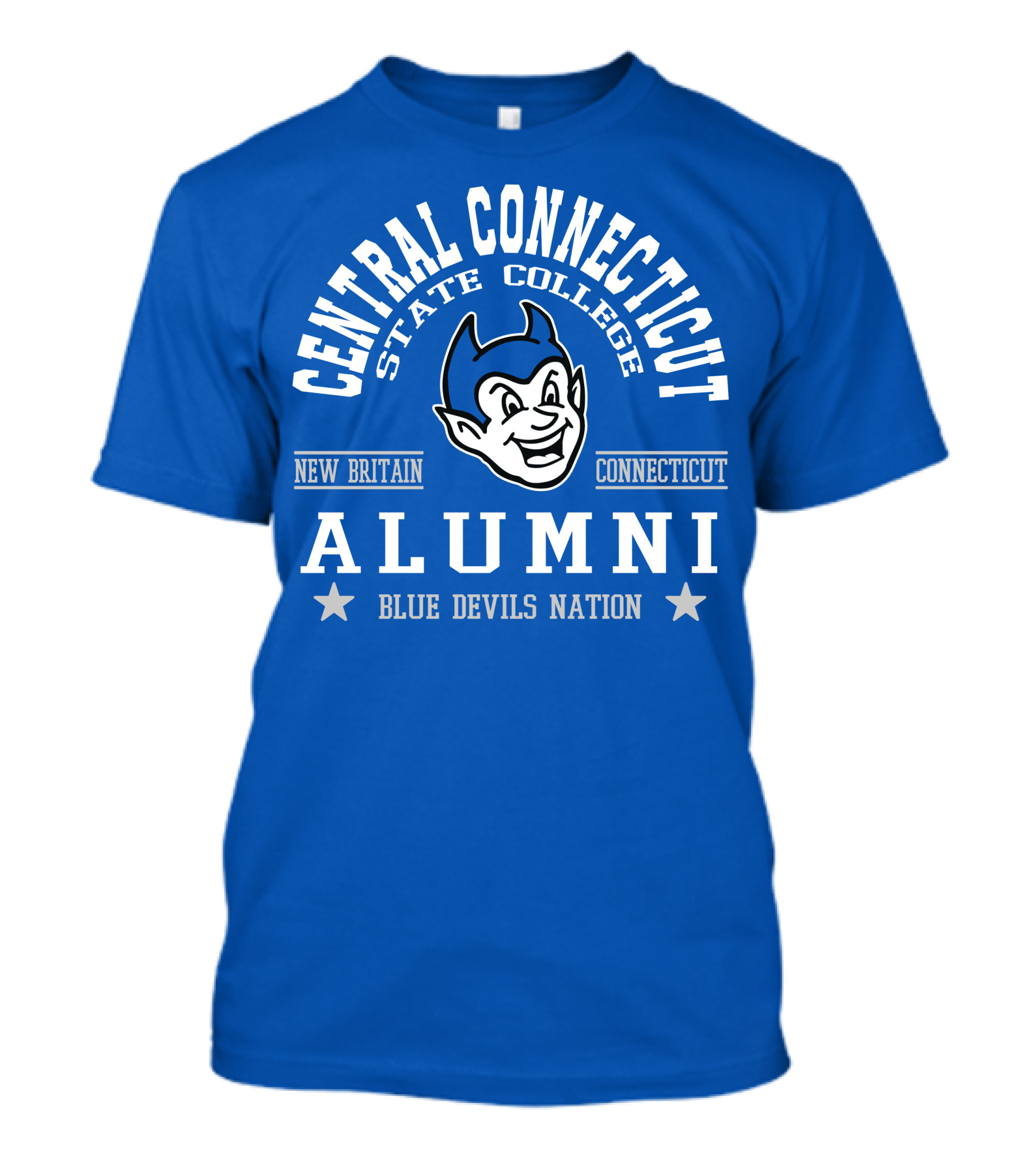 Central Connecticut State College Alumni Blue Devils Nation New Britain Connecticut T-Shirt