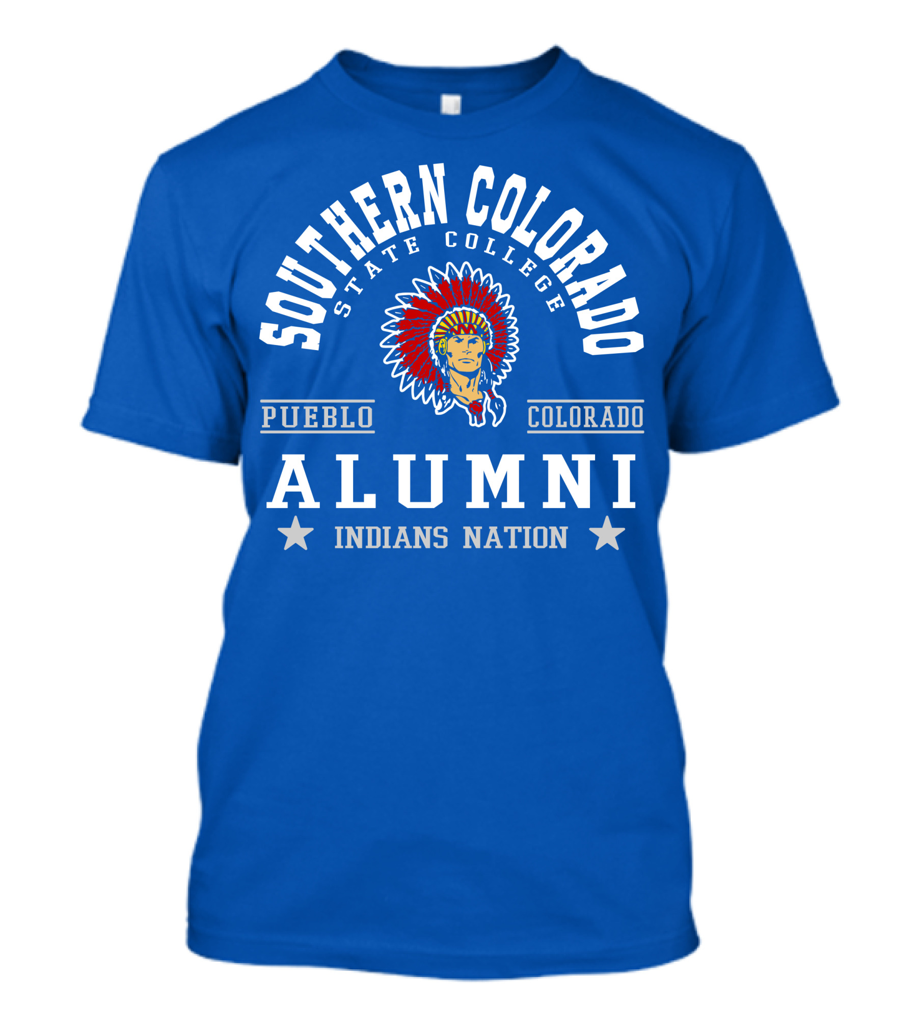 Southern Colorado State College Pueblo Colorado Alumni Indians Nation T-Shirt