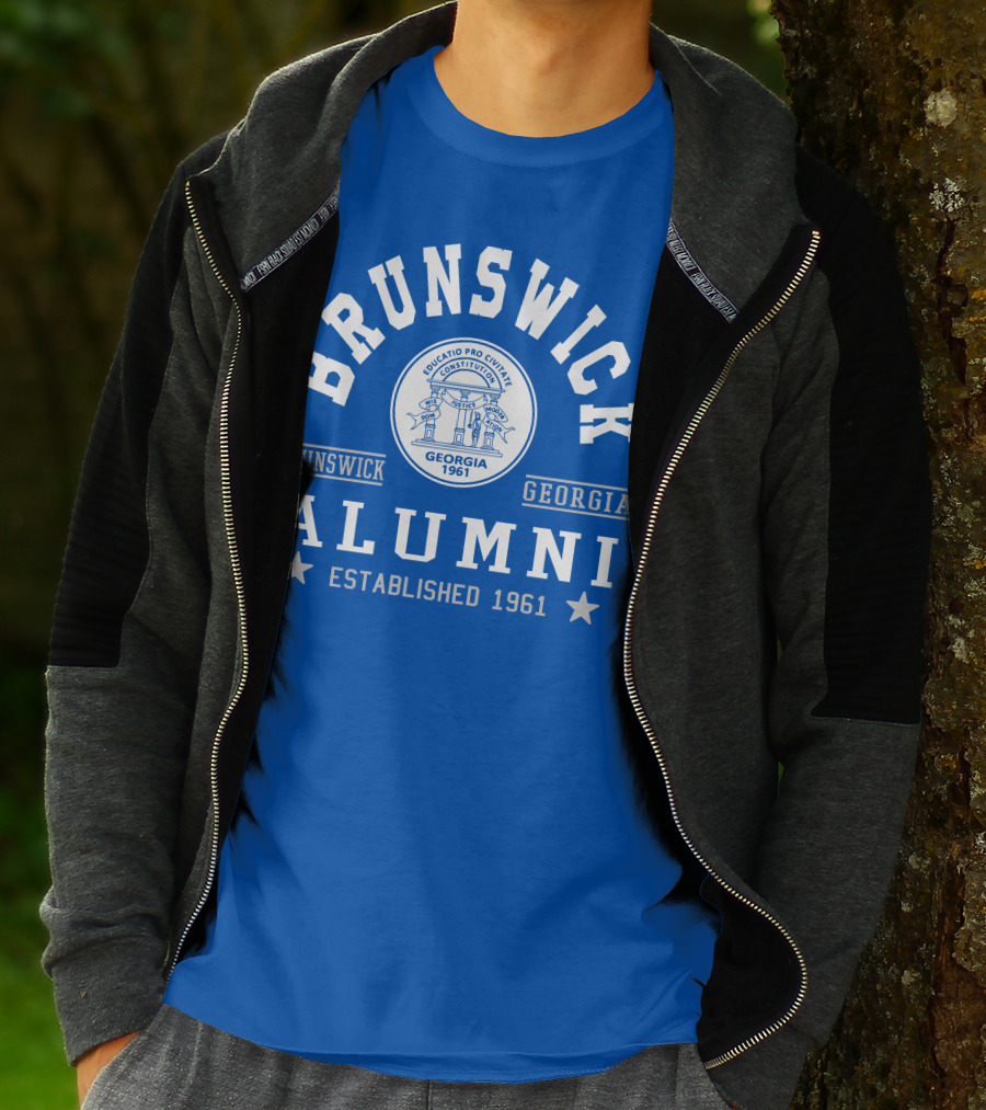 Brunswick Georgia Alumni Established 1961 Collegiate Pride T-Shirt