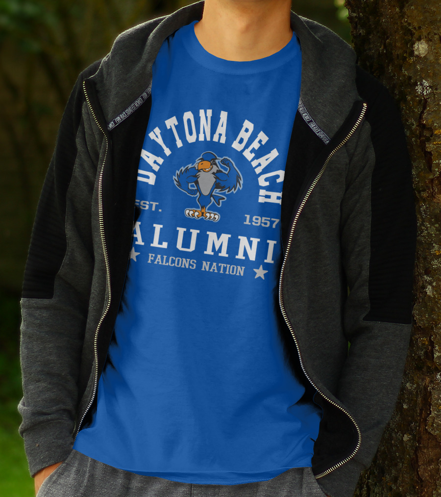 Daytona Beach Alumni Falcons Nation Est. 1957 T-Shirt