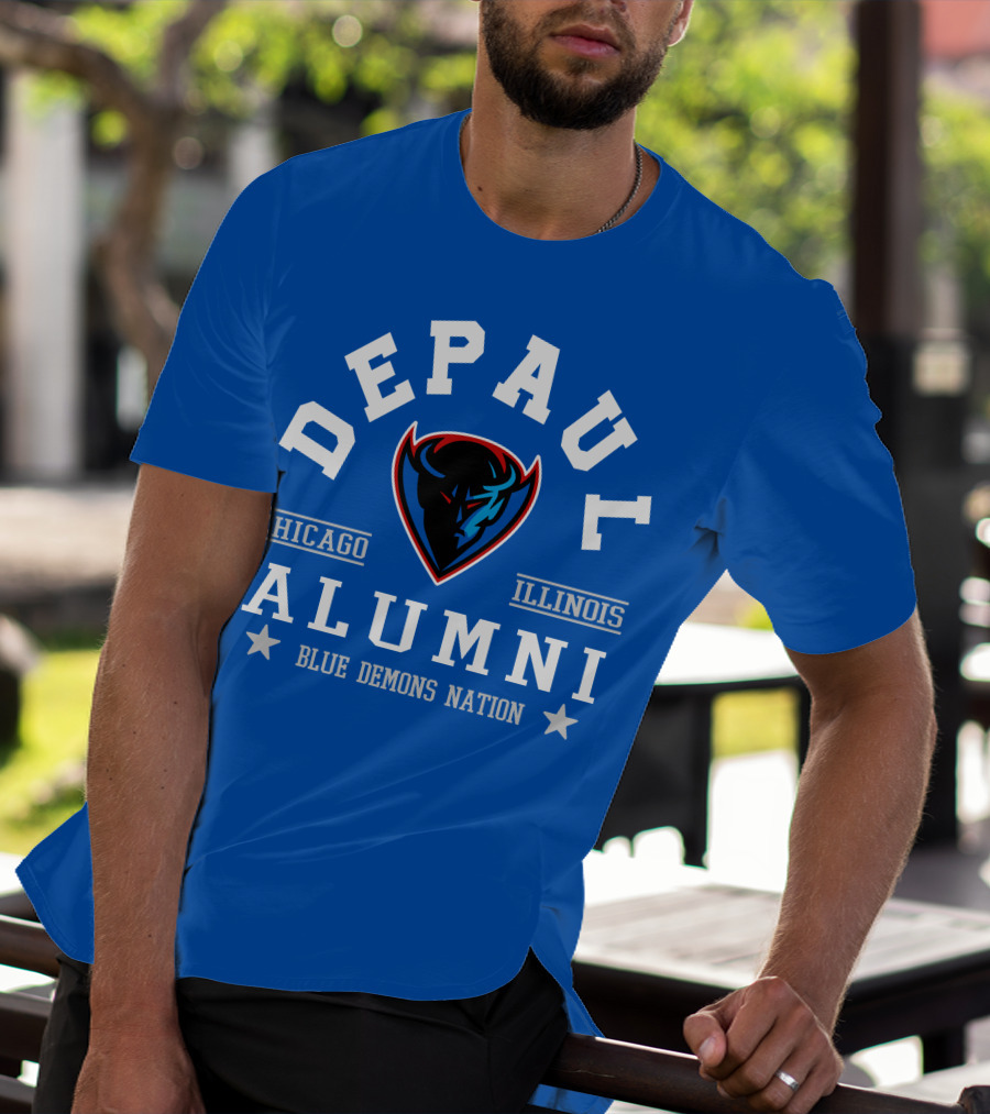 DePaul Alumni Chicago Illinois Blue Demons Nation T-Shirt