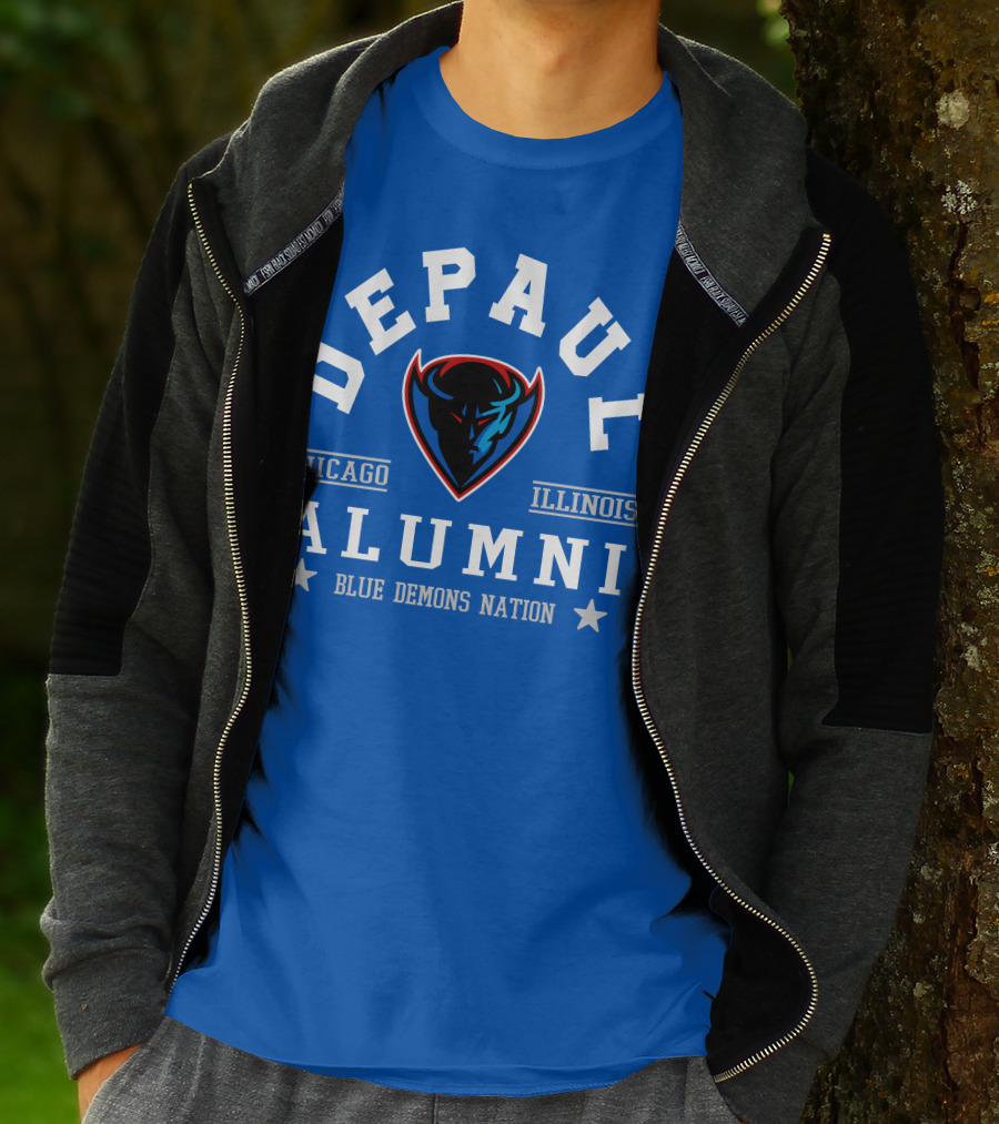 DePaul Alumni Chicago Illinois Blue Demons Nation T-Shirt
