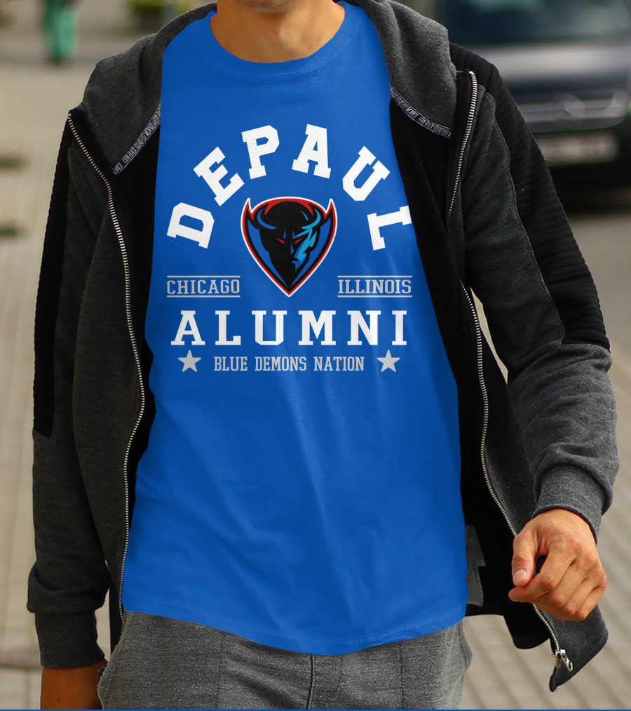 DePaul Alumni Chicago Illinois Blue Demons Nation T-Shirt