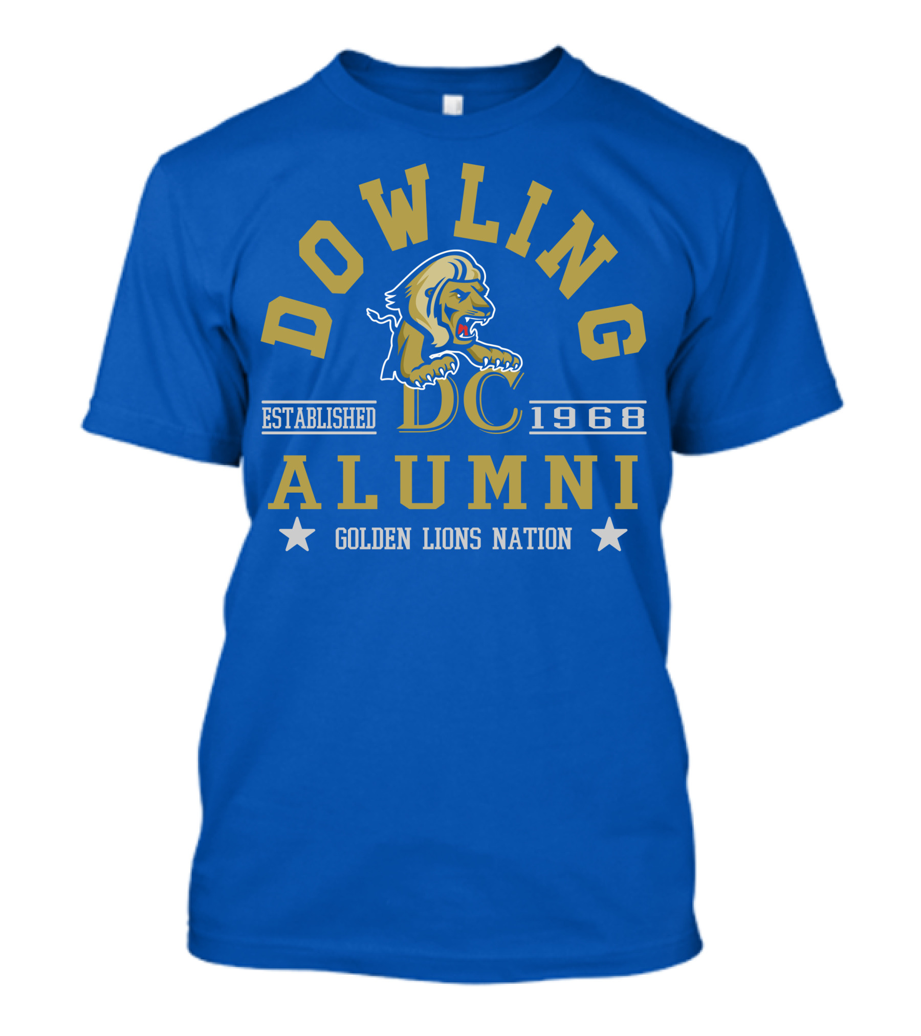 Dowling College Alumni Established 1968 Golden Lions Nation T-Shirt
