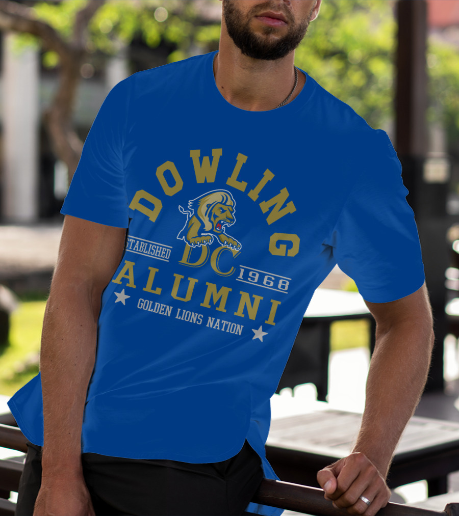 Dowling College Alumni Established 1968 Golden Lions Nation T-Shirt