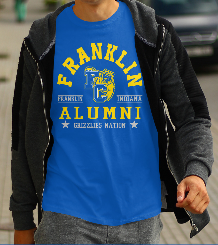 FRANKLIN COLLEGE ALUMNI FRANKLIN INDIANA GRIZZLIES NATION FC T-Shirt