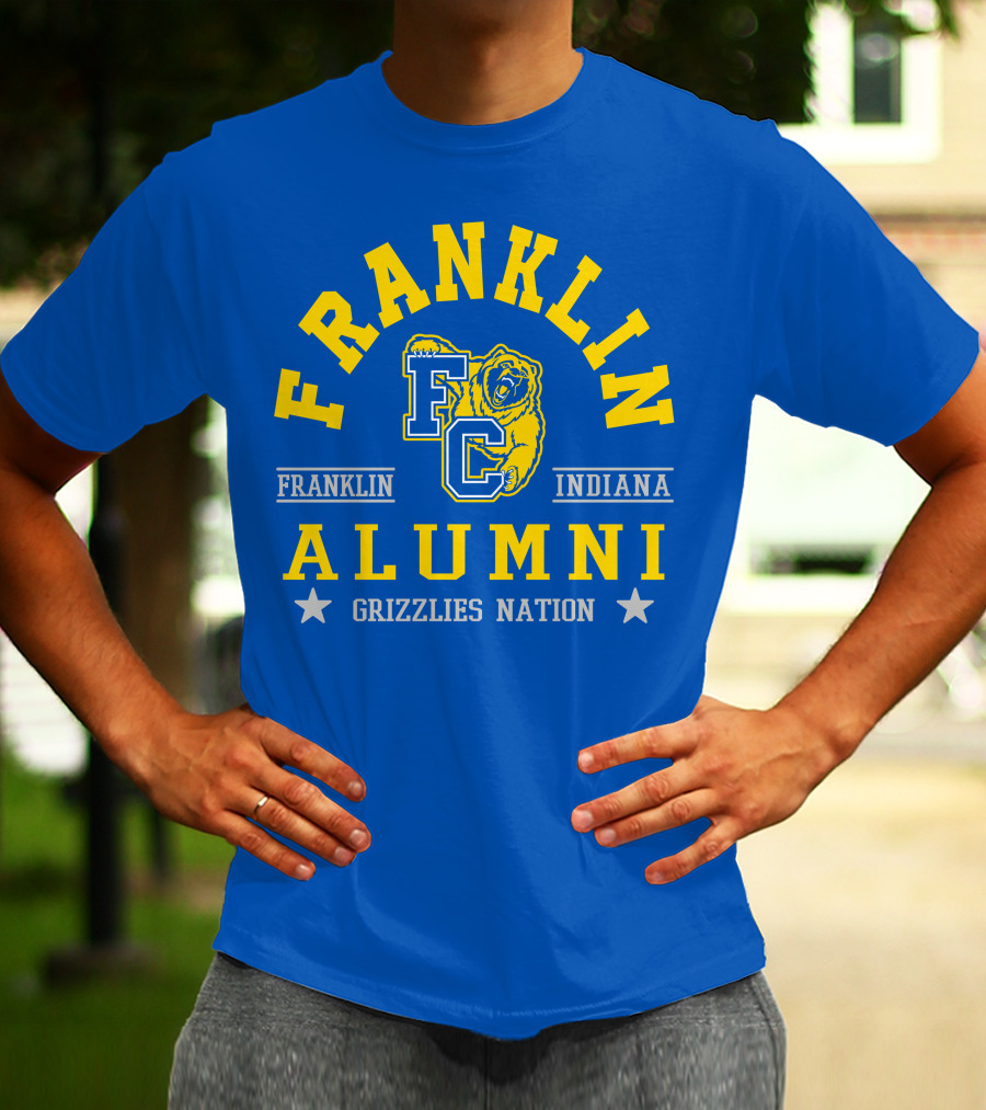 FRANKLIN COLLEGE ALUMNI FRANKLIN INDIANA GRIZZLIES NATION FC T-Shirt
