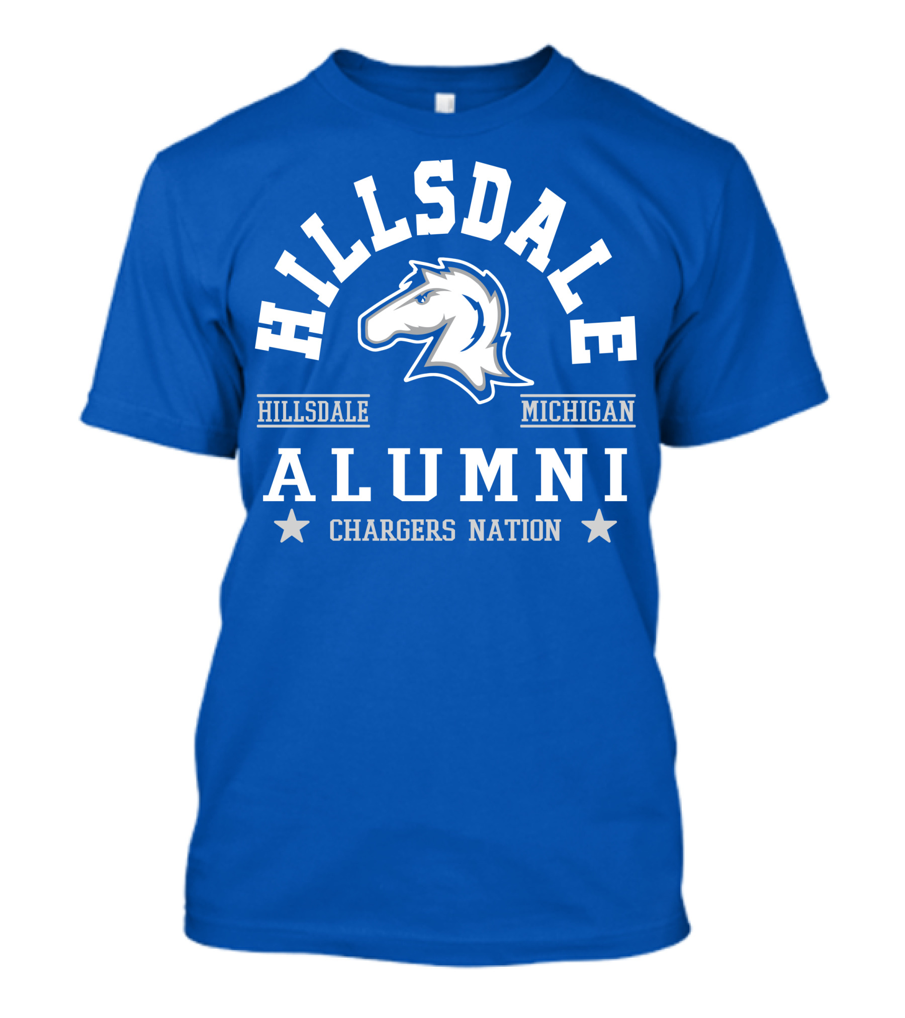 Hillsdale Chargers Nation Alumni Michigan T-Shirt
