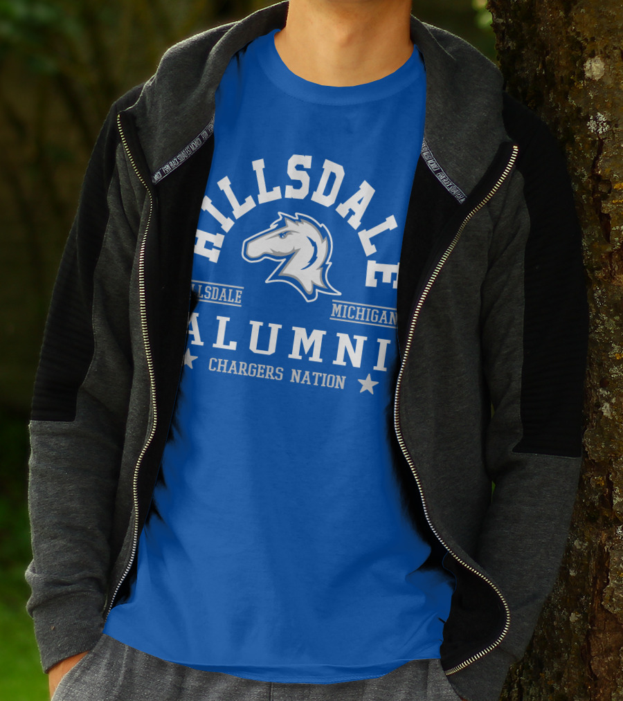 Hillsdale Chargers Nation Alumni Michigan T-Shirt