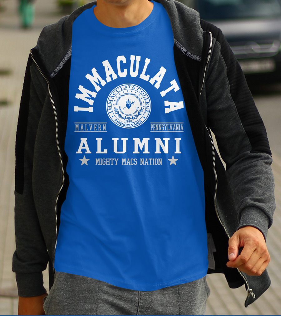 Immaculata College Alumni Mighty Macs Nation Malvern Pennsylvania T-Shirt