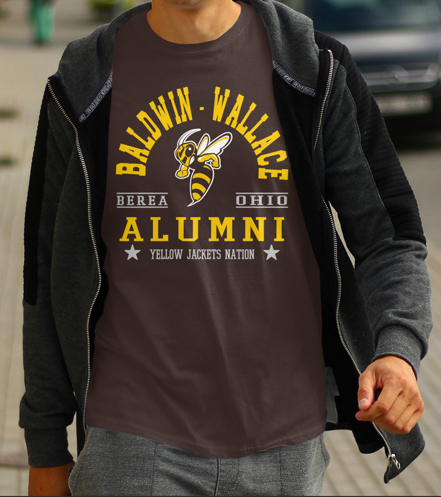 Baldwin Wallace Berea Ohio Alumni Yellow Jackets Nation T-Shirt