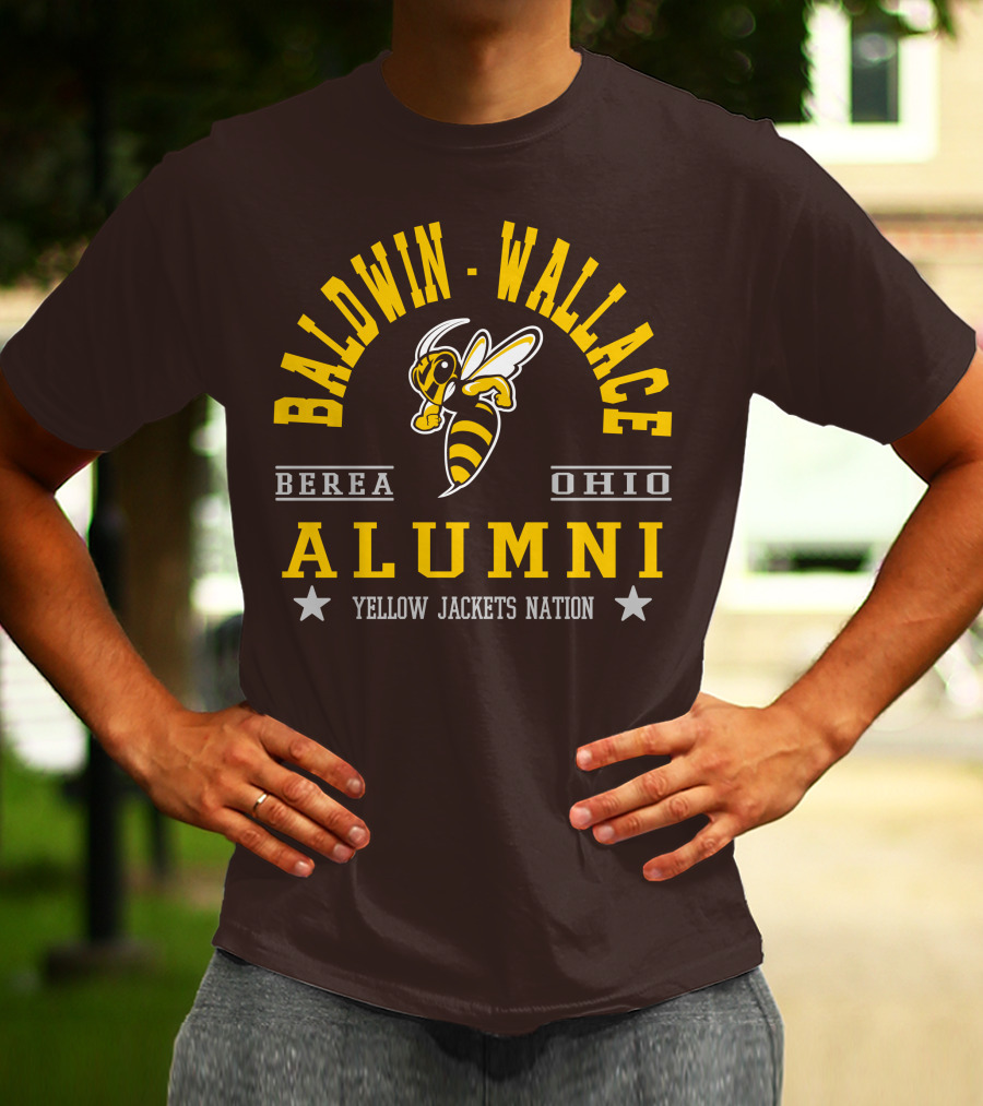 Baldwin Wallace Berea Ohio Alumni Yellow Jackets Nation T-Shirt
