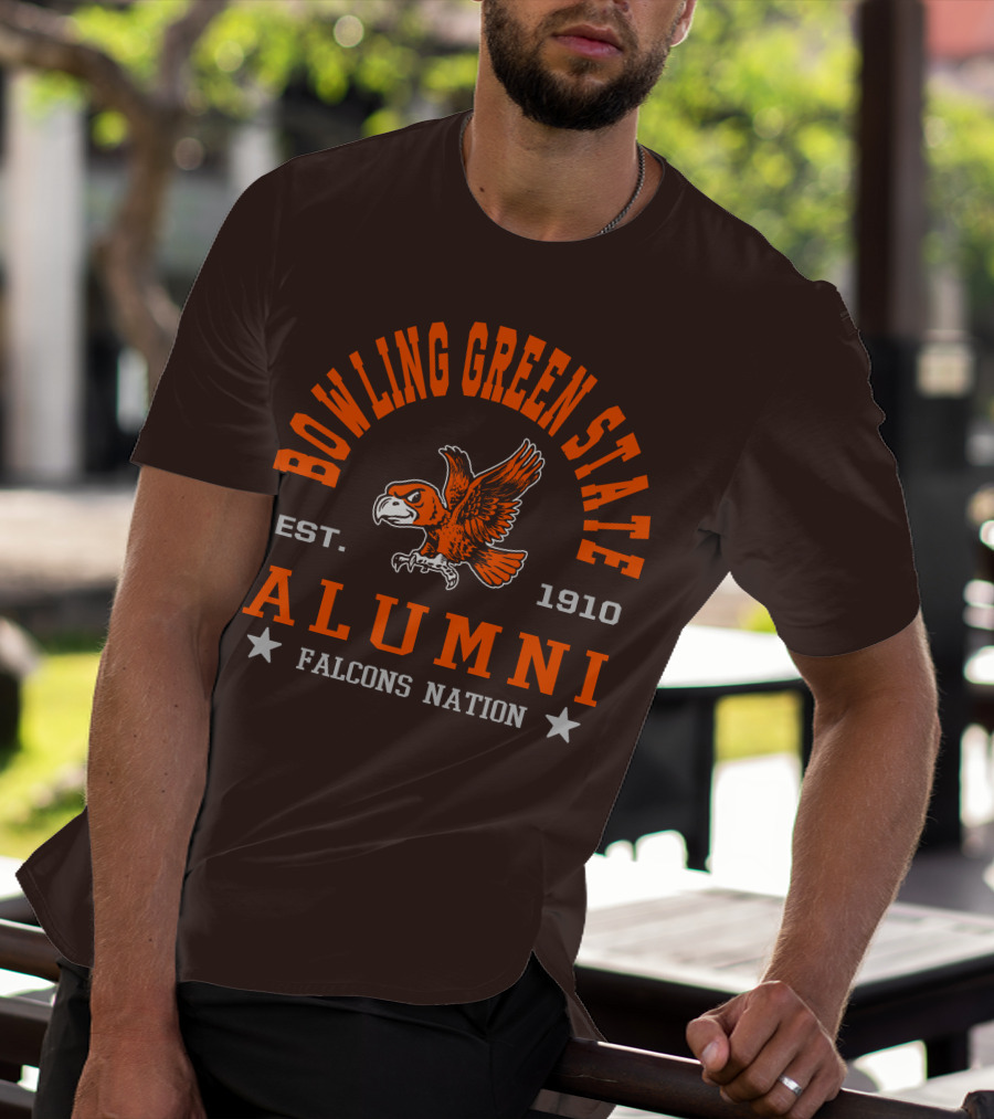 Bowling Green State University Falcons Alumni Est. 1910 Nation T-Shirt