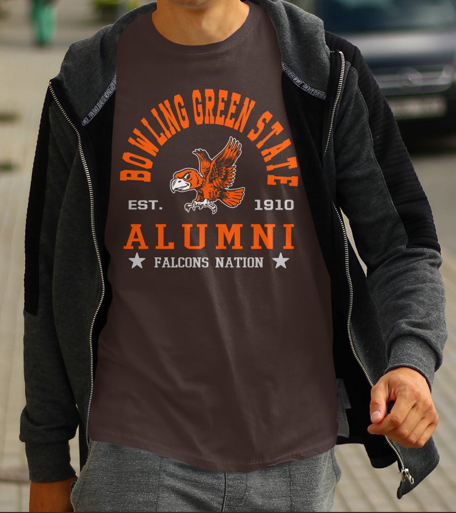 Bowling Green State University Falcons Alumni Est. 1910 Nation T-Shirt