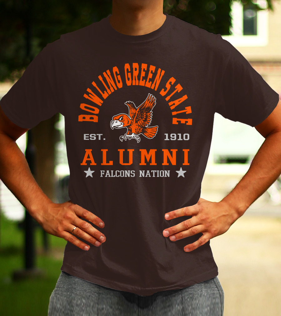 Bowling Green State University Falcons Alumni Est. 1910 Nation T-Shirt